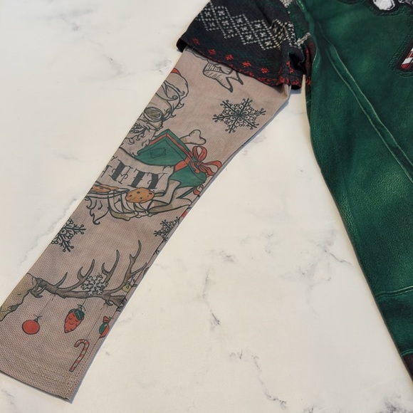 FauxReal Photorealistic Apparel Holiday Biker Shirt With Tattoo Sleeves - Picture 9 of 11